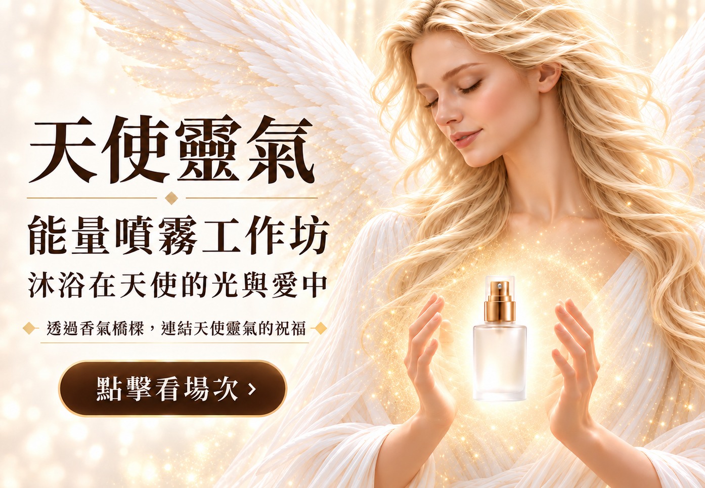 天使靈氣能量噴霧工作坊|沐浴在天使的光與愛中